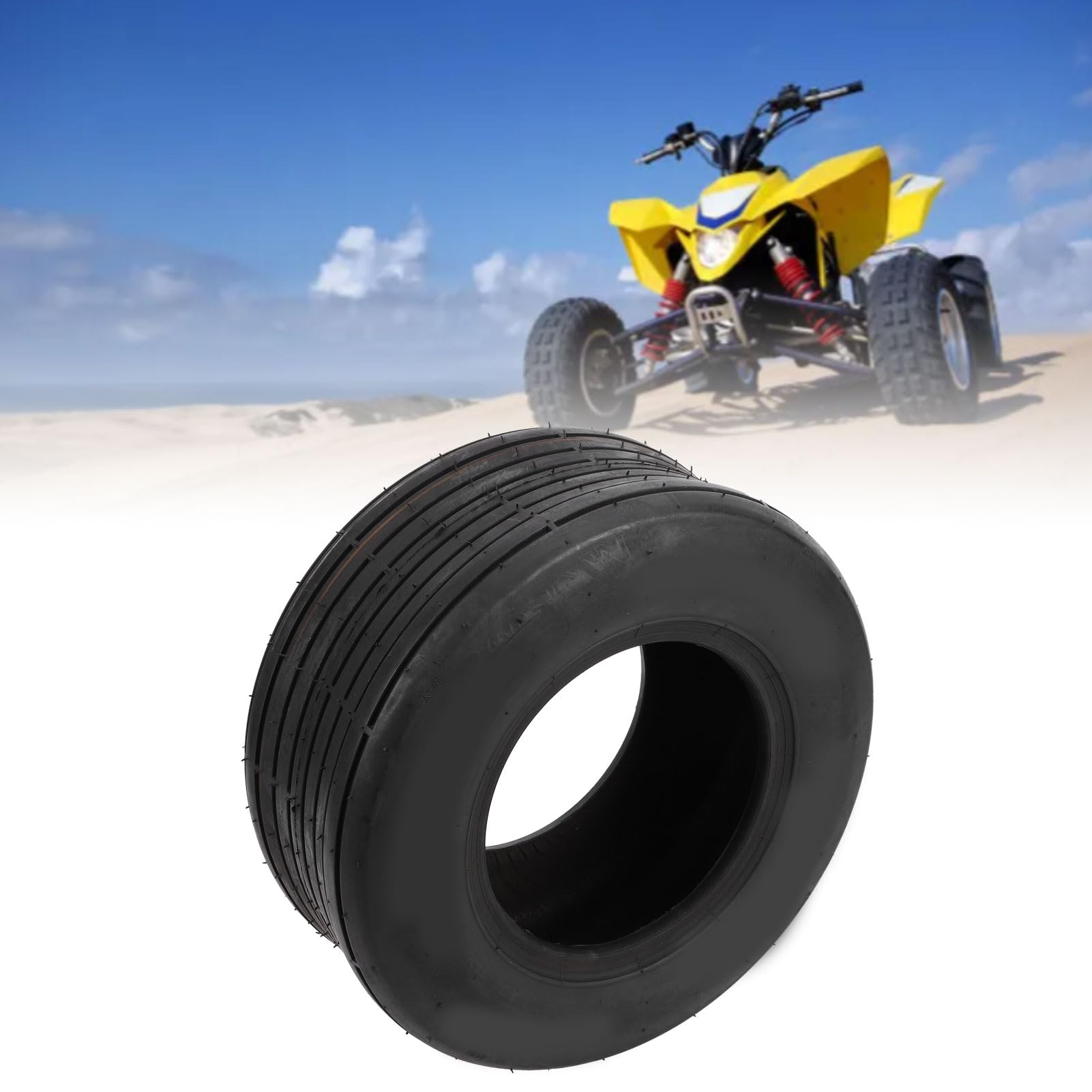 Amazon.co.jp: Akozon 16x6.50-8 チューブレスタイヤ耐久性のあるゴム